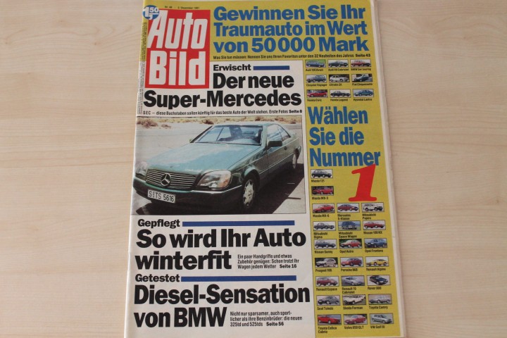 Deckblatt Auto Bild (49/1991)